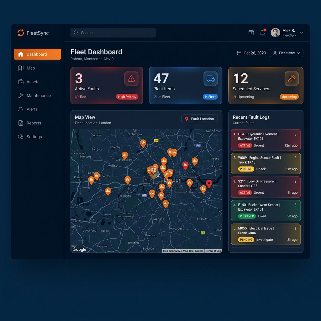 FleetMate dashboard preview